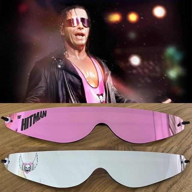 Hithotwin Wrap-Around-Sonnenbrille, randlos, pink - Bild 1