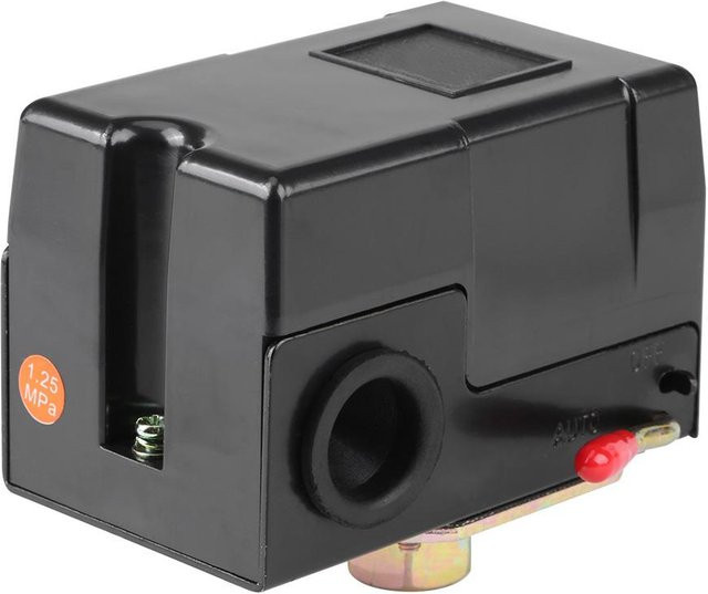 Neoglint Einzelanschluss-Druckschalter für Luftkompressor, 135175 PSI, 26 Ampere, Schwarz - Bild 1