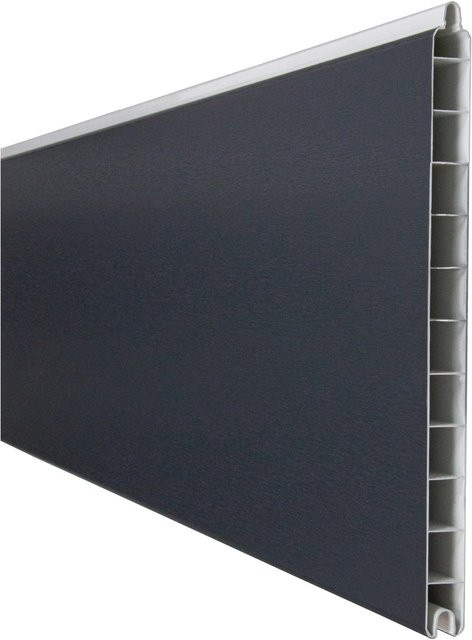 GroJa Einzelprofil Premium Basicline aus Kunststoff in Anthrazit, Höhe: 180 cm, Breite: 28,4 cm - Bild 1
