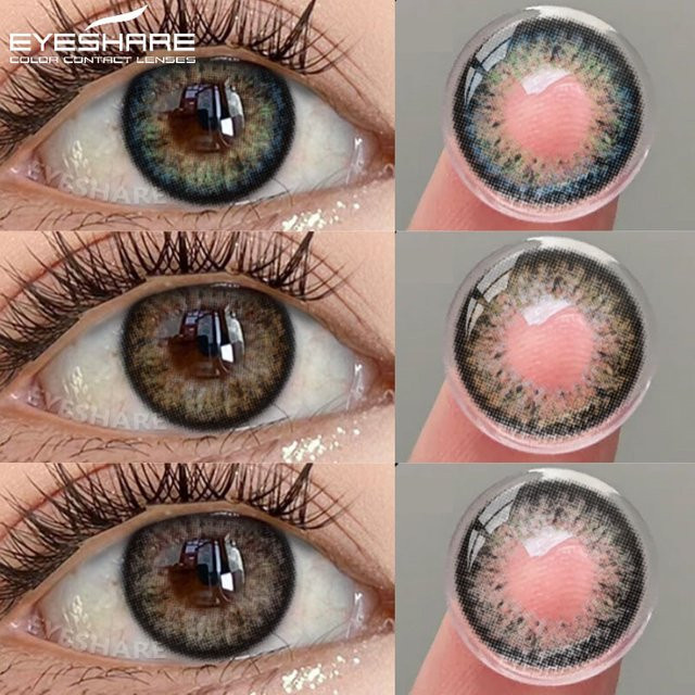 EYESHARE Farbige Kontaktlinsen, Blau, Unisex - Bild 1
