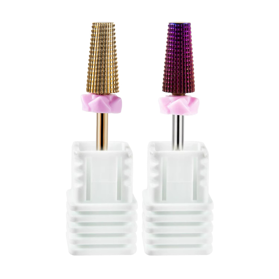 LUSLUKING Nagelbohrer aus Wolframkarbid, Lila Metallic - Bild 2