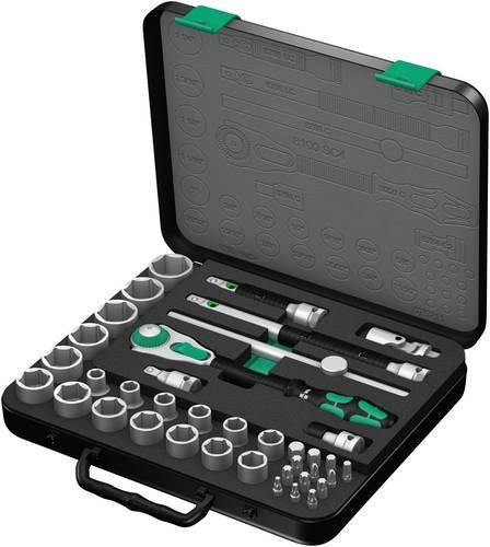Wera Zyklop Speed-Knarrensatz 8100 SC 4, zöllig, 1/2 Zoll, 38-teilig - Bild 1