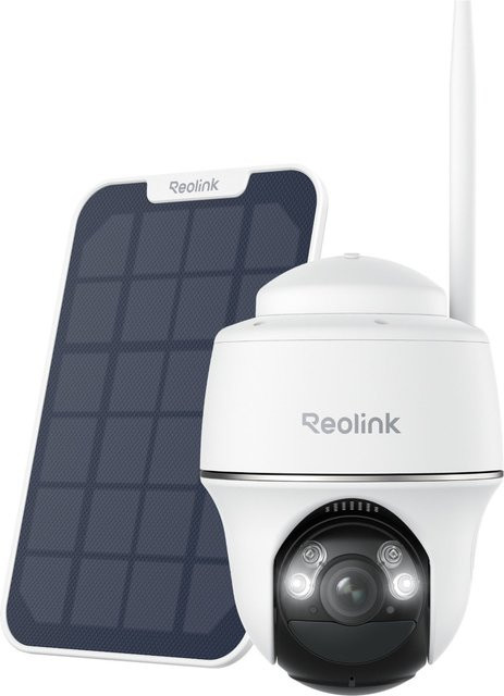 Reolink Argus Series B430 Outdoor-Überwachungskamera mit Solarpanel in Weiß - Bild 1