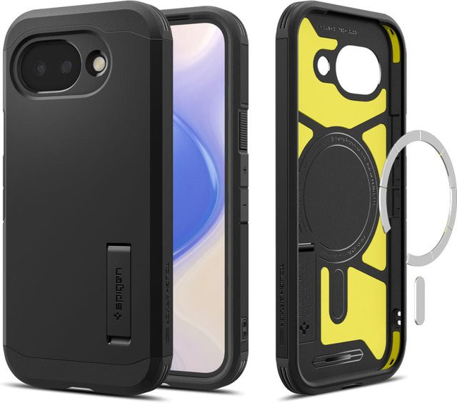 Spigen Tough Armor MagSafe Schutzhülle für Google Pixel 10a in Schwarz - Bild 1