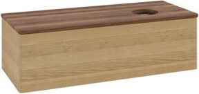 V&B Waschtischunterschrank Antao mit Beleuchtung, Farbe Honey Oak, B/T/H: 120 x 50 x 50 cm - Bild 1