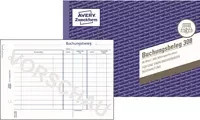 Avery Zweckform Buchungsbeleg 308 in A5, weiß und blau - Bild 1