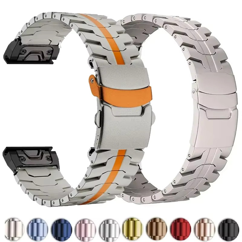 OAKCHARM Uhrenarmband Edelstahl, Silber, Unisex - Bild 6