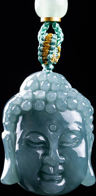 MC Anhänger Jade Buddha, Jadeit, Damen - Bild 1