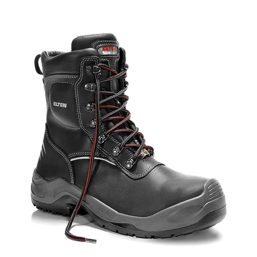 Elten Sicherheitswinterstiefel Joschi Form C ESD S3 CI aus Rindleder in Schwarz, Größe 44 - Bild 2