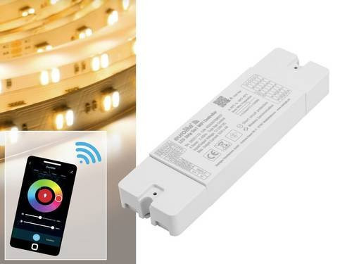 Eurolite LED Strip 5in1 WiFi Controller RGBW für 12 V und 24 V mit max. 240 W, B/T/H: 16.4 x 4.4 x 2.5 cm - Bild 1