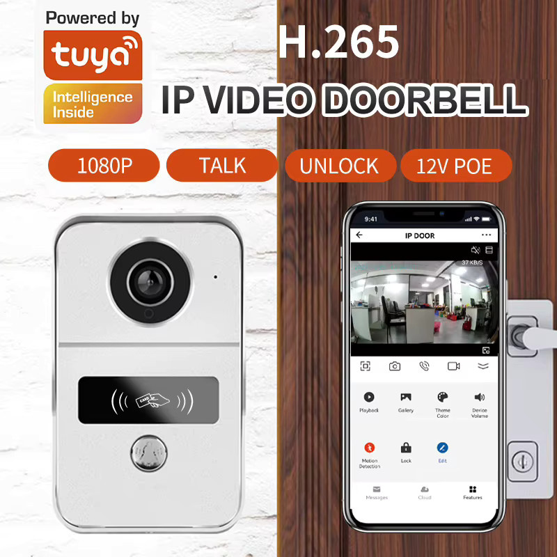 Asia-Teco Smart Doorbell-Kamera WLAN-IP-Video-Türklingel mit HD-Kamera und Tuya-App-Unterstützung sowie Alexa Echo Kompatibilität - Bild 6