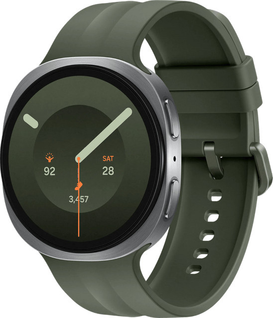 Samsung Galaxy Watch9 Smartwatch, LTE, 44 mm, Silber, Grün, Unisex - Bild 1