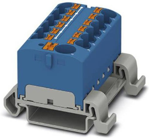 Phoenix Contact Verteilerblock 3273748 Zugfeder Blau 8 Stück - Bild 1
