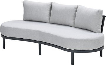 GARDEN IMPRESSIONS Loungesofa Tirolo aus Aluminium und Polyester in Anthrazit und Sand-Beige - Bild 1