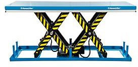 HanseLifter Stationärer Hubtisch TASHT8T mit Tandemscheren in Blau, Tragfähigkeit: 8.000 kg, B/T/H: 300 x 120 x 24 cm - Bild 1