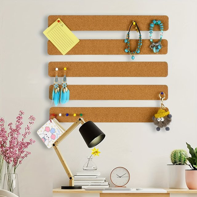 Selbstklebende Korkstreifen als Pinnwand und Nachrichtentafel von XD-TOPQC in Braun - Bild 1