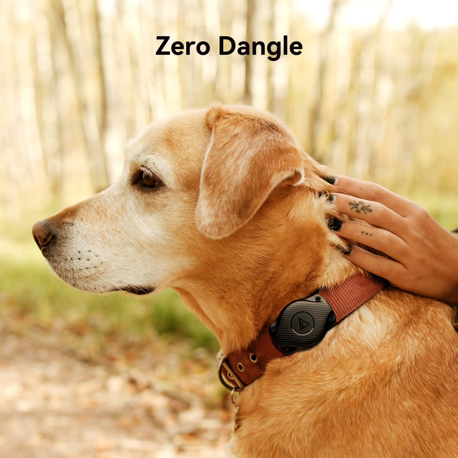 Wasserdichte Apple AirTag Schutzhülle in Schwarz für Hundehalsbänder und Katzenhalsbänder als GPS Tracker Halter für deine Haustiere - Bild 4