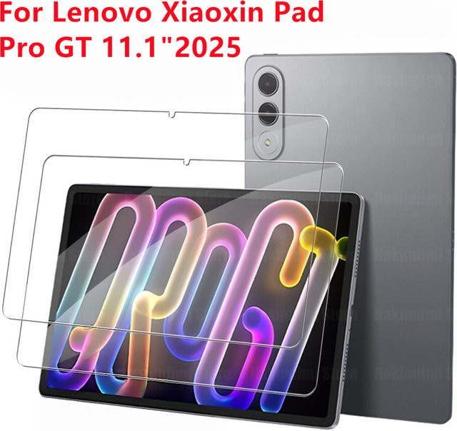 2 Stück Gehärtete Glas Displayschutzfolie für Lenovo Xiaoxin Pad Pro GT 11,1 Zoll, Transparent, Kratzfest und Blasenfrei - Bild 1