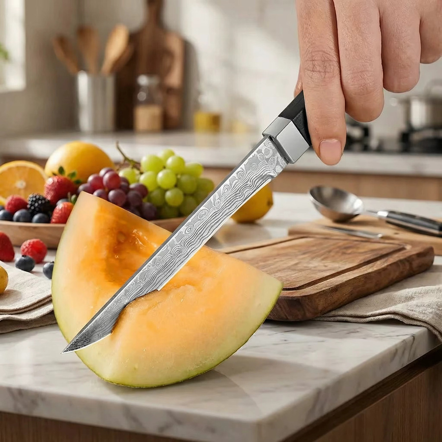 ALLWIN HOUSEWARE W Paring Knife aus Edelstahl in Silber mit Schutzhülle - Bild 3