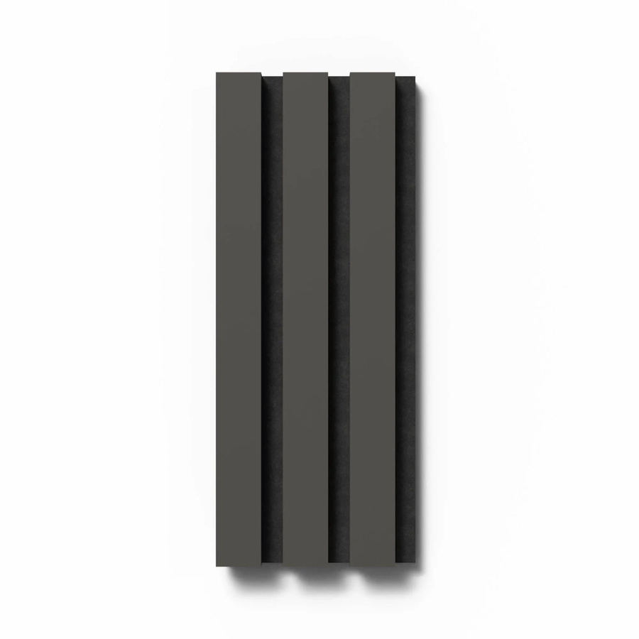 Denpanels Akustikpaneel Muster Linoleum Iron Filz in Schwarz mit Streifenoptik im skandinavischen Stil B: 29,5 cm, H: 15 cm - Bild 2