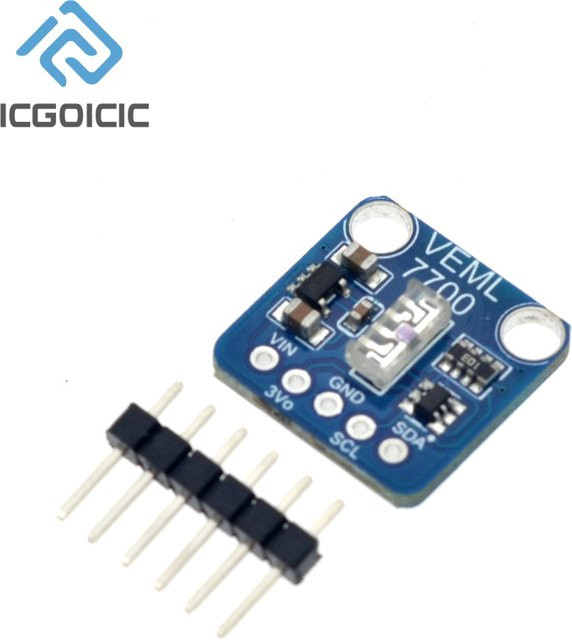 VEML7700 Umgebungslichtsensormodul mit 16-Bit I2C-Schnittstelle als Heller Lichtsensor und Illuminometermodul in Blau - Bild 1