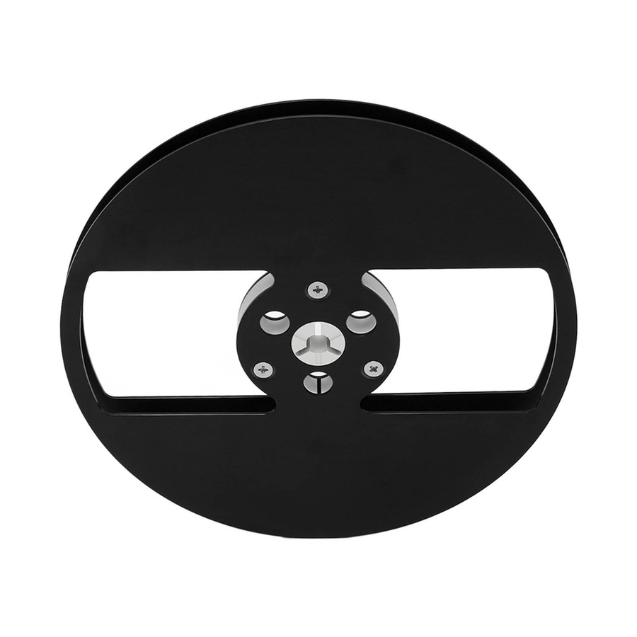 Honor Electronics Leere Tonbandspule aus Aluminiumlegierung mit 2 Löchern, Universal Open Reel Aufwickelspule für Nab-Öffnung, Schwarz, 14,7 Zoll - Bild 2