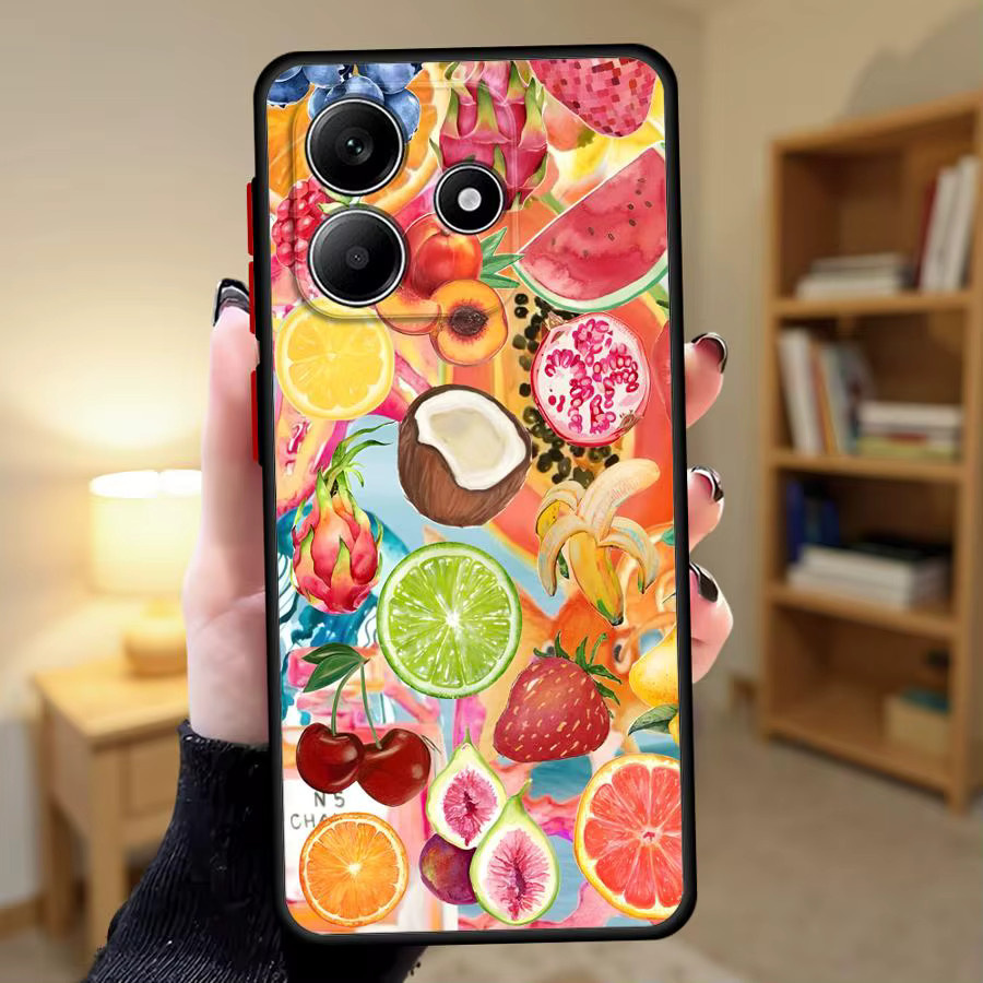 Funda Handyhülle mit Collage Früchte Design für Xiaomi Redmi Note 14 Pro Plus 13 12 11 10 A4 13C 14C 9S Multicolor - Bild 6