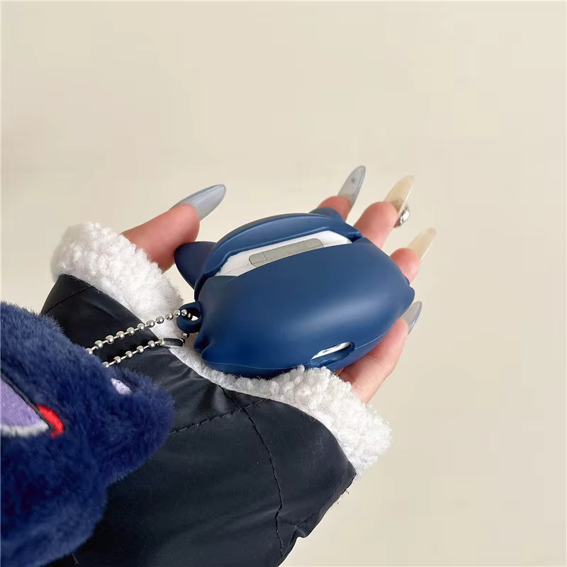 Potdemiel Wanderer Cat Genshin Impact Kopfhörerhülle für AirPods 1 2 3 Pro Pro 2 4 in Blau - Bild 4