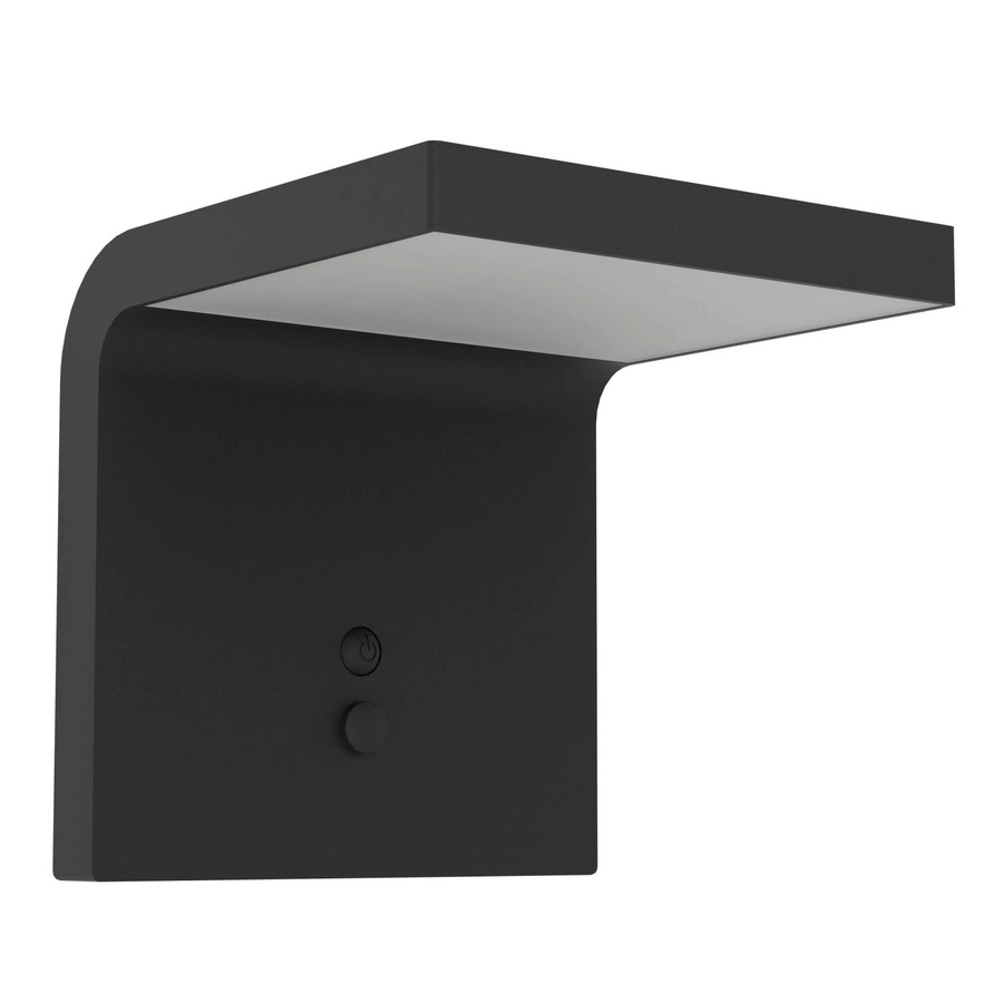 Eglo LED-Solar-Wandleuchte Spiante in Schwarz mit Bewegungssensor, quadratisch, B/H: 14 x 14 cm - Bild 2