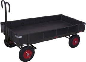Cordes Handpritschenwagen mit Bordwand in Anthrazit RAL 7016 - Bild 1