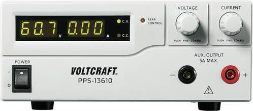 VOLTCRAFT PPS-13610 Labornetzgerät mit 2 Ausgängen, einstellbar 1 - 18 V/DC, 0 - 20A, 360W, USB und Remote programmierbar, Farbe: Weiß - Bild 1