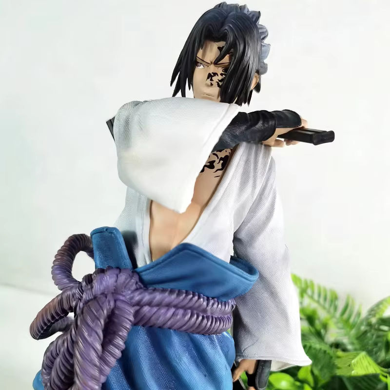 Bandai Sasuke Uchiha Mantra Seal Rebirth Anime Leuchtfigur aus PVC, mehrfarbig, Höhe: 35 cm - Bild 2