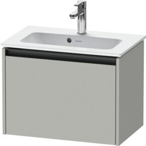 Duravit Waschtischunterschrank Ketho.2 Compact in Betongrau, wandhängend mit 1 Auszug, B/T: 61 x 39 cm - Bild 1