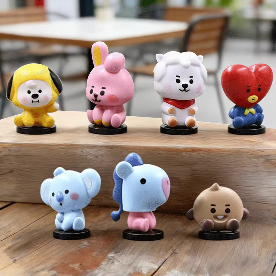 Bandai Tata Chimmy Action Figur, 7/14 stücke Set, bunt / mehrfarbig - Bild 4