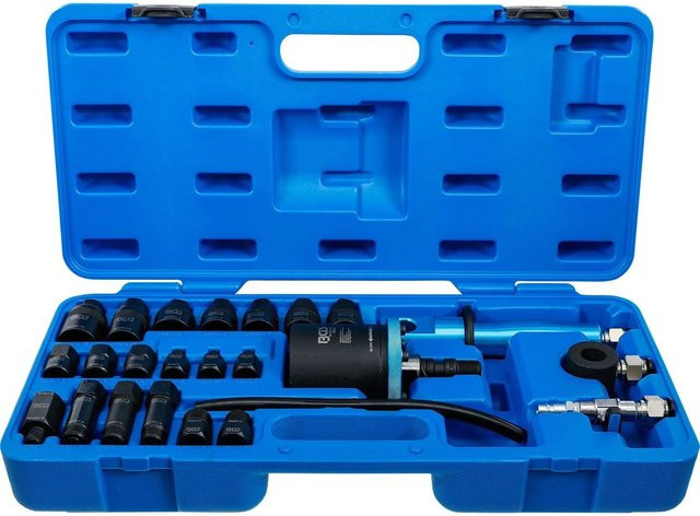 BGS Pneumatischer Injektoren Auszieher Satz 74512 in Blau - Bild 1