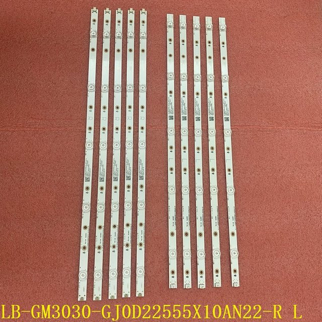 LED Hintergrundbeleuchtung Streifen in Weiß für Philips TV Modelle 55PUS7304 55PUS6704 55PUS7394 55PUS7504 55PUS6754 - Bild 1