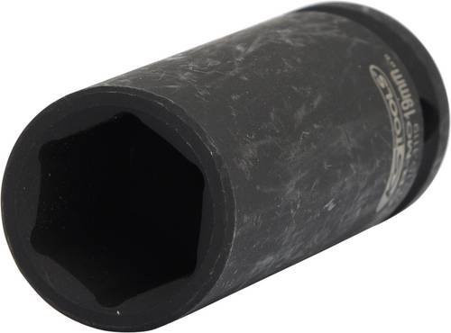 KS Tools 1/2" Sechskant-Kraft-Stecknuss lang 19mm aus Chrom-Molybdänstahl in Schwarz - Bild 1