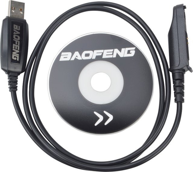 Baofeng USB-Programmierkabel für UV-9R UV-9RPlus UV-9RPro Walkie Talkies in Schwarz - Bild 1