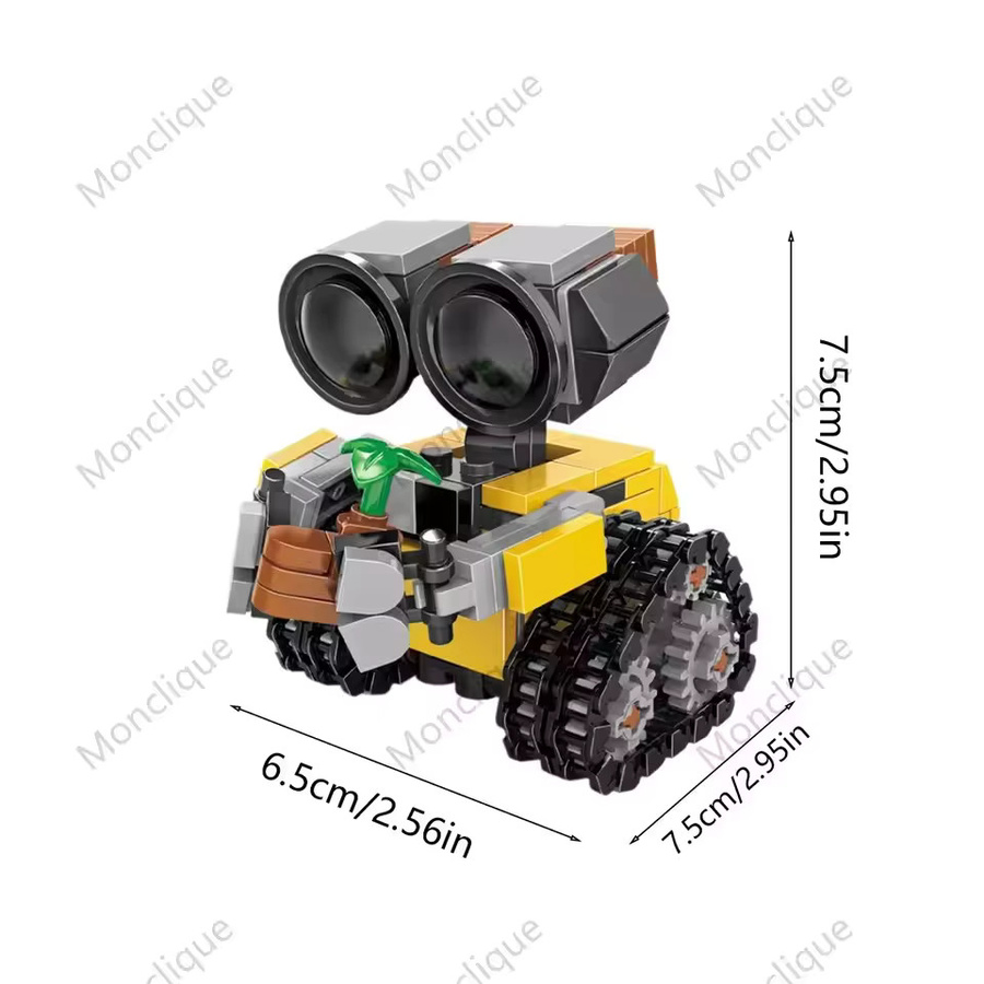 BEAST KINGDOM Weltraum-Mini-Roboter, Bausteine, 217 Teile - Bild 2