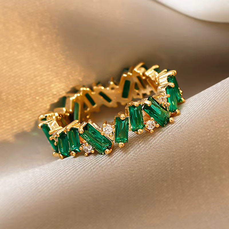 Huitan Chic Ring, Gold, Zirkonia, Damen - Bild 2