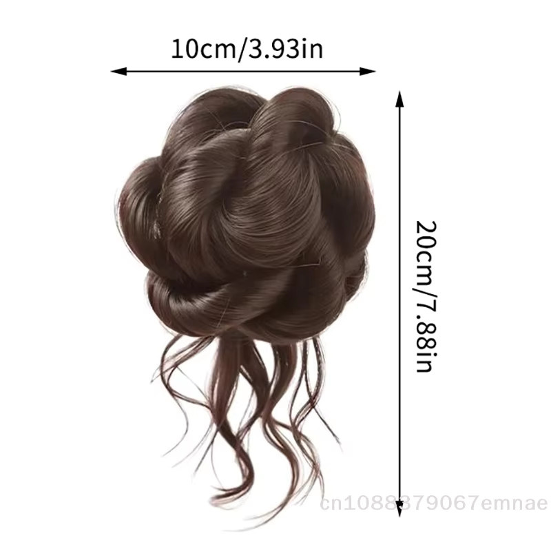 ZYAS Haarteil Haarknoten mit Krallenclip, Damen - Bild 4