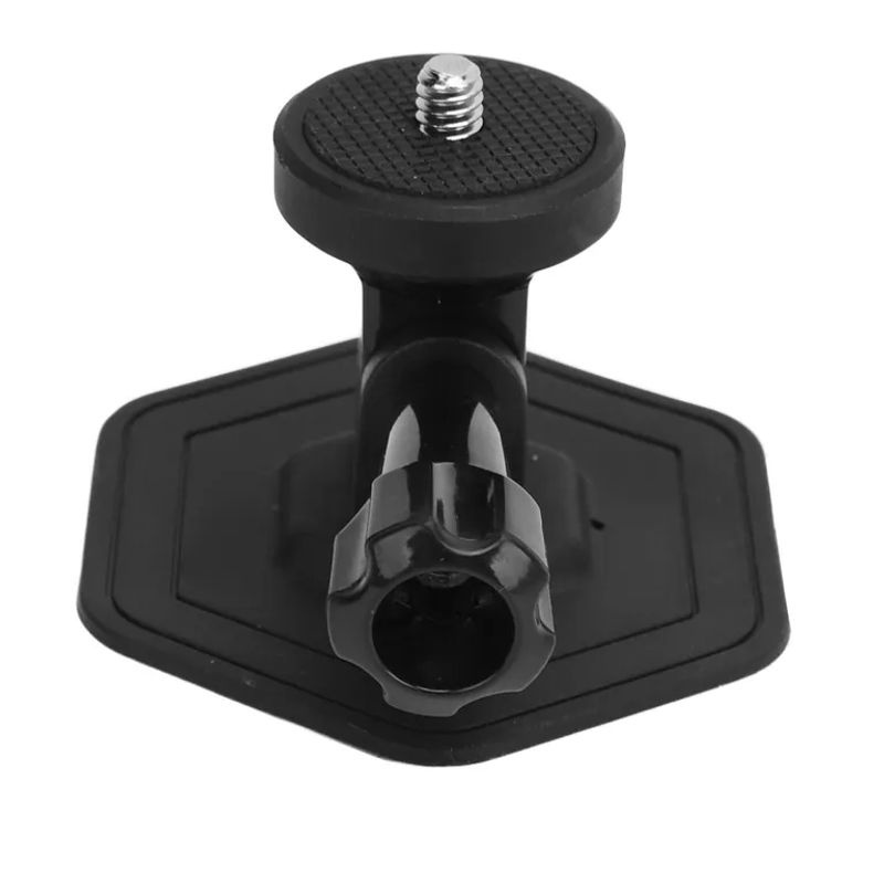 Fishine Flexible Klebehalterung für Action Kamera, Basis für Insta360 Black und Action 4, Farbe: Black - Bild 5