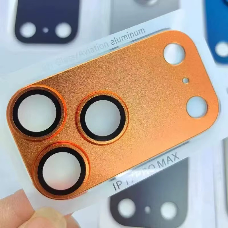 3D-Metallring-Kameraschutz mit Schutzglas für Apple iPhone 17 Pro und iPhone 17 Pro Max in Schwarz - Bild 3