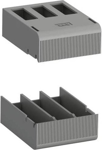 ABB KA165 Klemmenabdeckung für MS165/MO165, Grau, 10 Stück - Bild 1