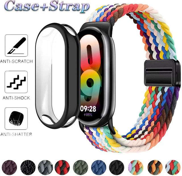 Xiaomi Uhrenarmband, Textil, Multicolor, für Mi Band 10 9 8 - Bild 1