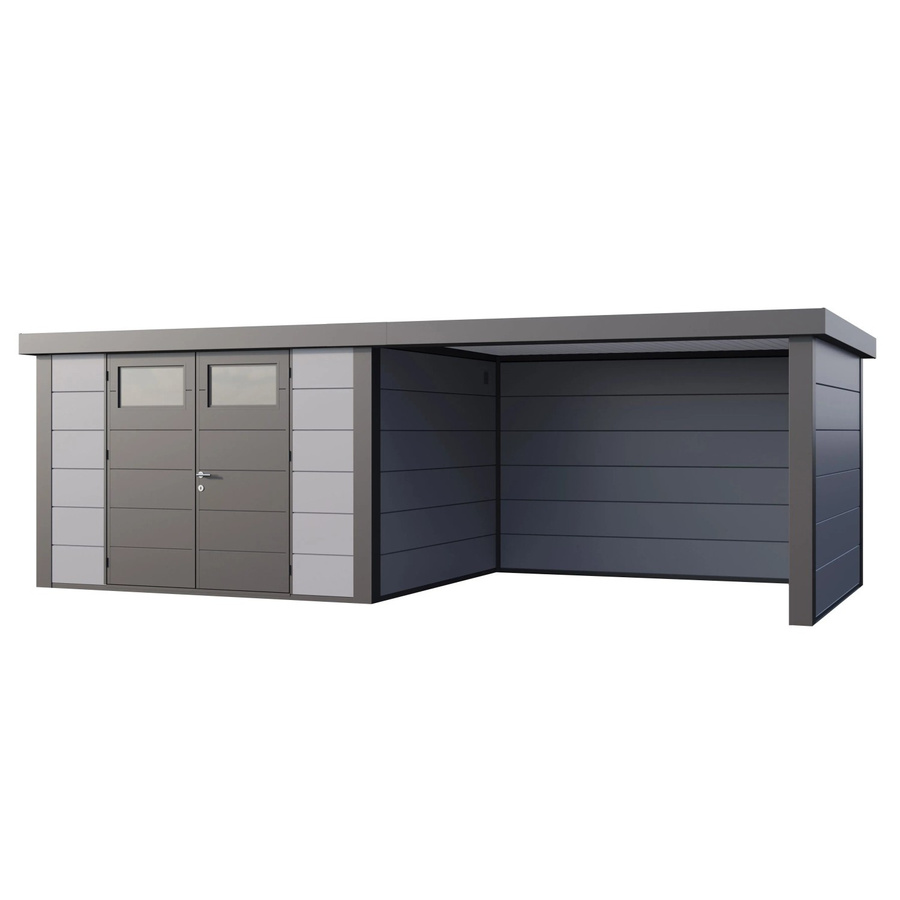 Telluria Gerätehaus Classico in Grau mit Lounge L, B/H/T: 692 x 219 x 318 cm - Bild 2