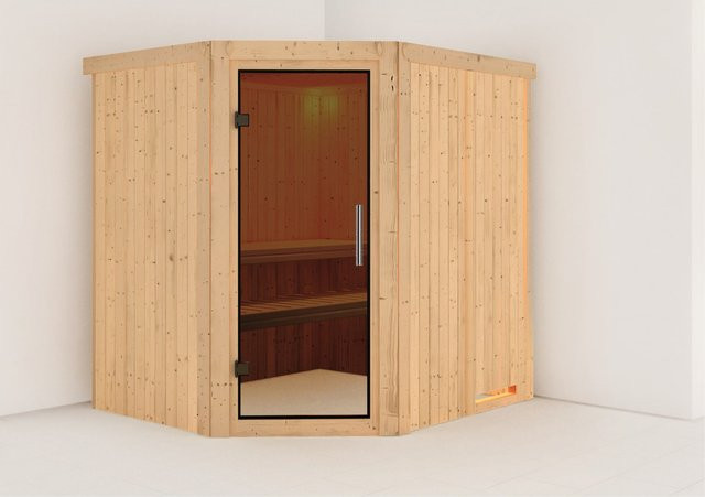 Karibu Sauna Mitchell Set naturbelassen ohne Ofen - Bild 1