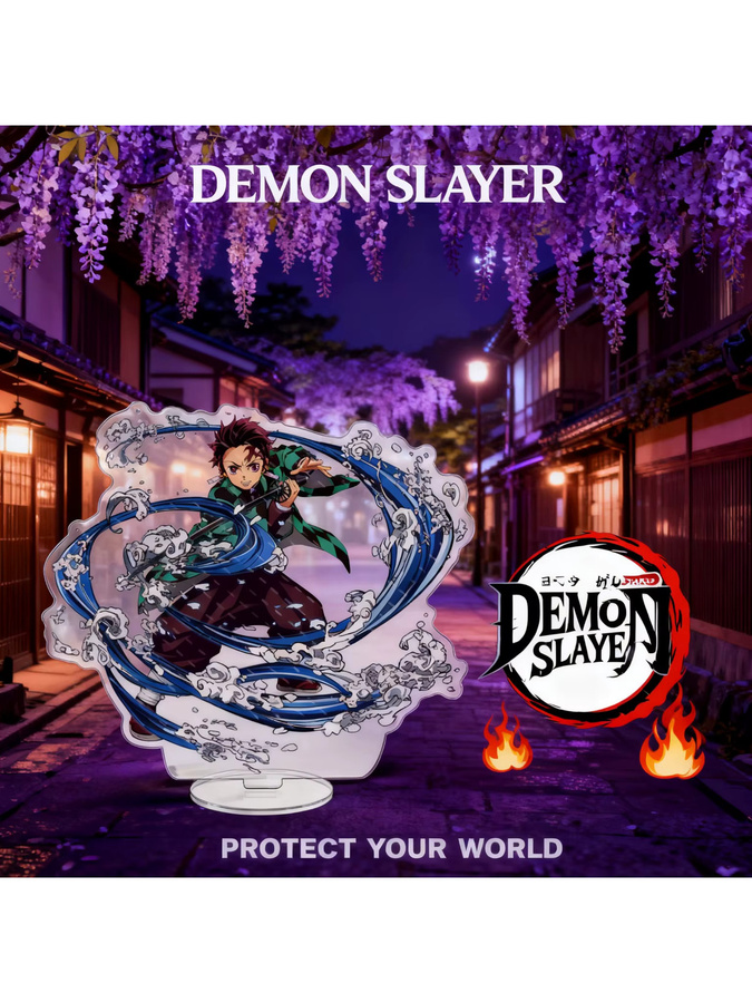 Hot Toys Demon Slayer Acryl-Ständer, Tanjiro Nezuko Zenitsu, Einzelfigur - Bild 3