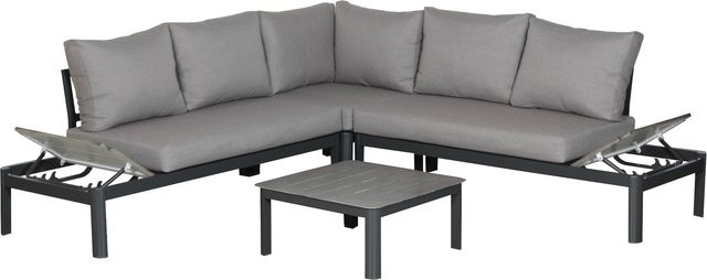 Aluminium Gartenmöbel Loungemöbel Leroy aus Aluminium und Olefin - Bild 1