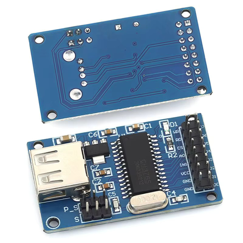 2er-Set CH376S USB-Modul für USB-Flash-Laufwerke als Host-Schnittstelle in Blau - Bild 2
